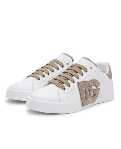 Dolce&Gabbana Кеды Portofino из кожи - Артикул: CK2341-AI411