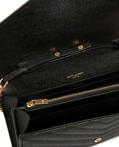 Saint Laurent Шкіряна сумка Cassandre Chain Wallet - Артикул: 377828-BOW01