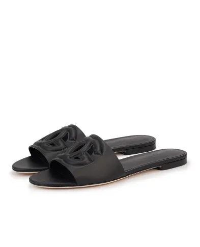 Dolce&Gabbana Кожаные мюли - Артикул: CQ0436-AY329