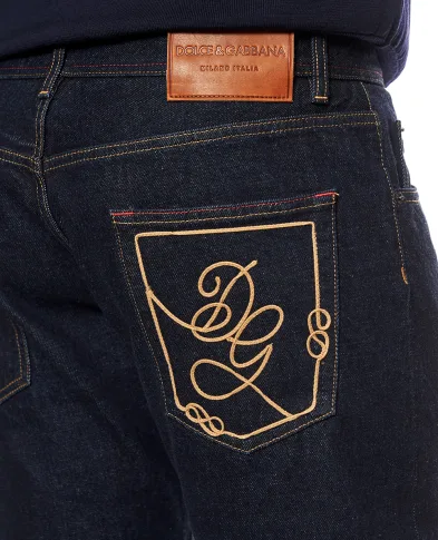 Dolce&Gabbana Джинсы с вышивкой - Артикул: GP14JZ-G8NM1