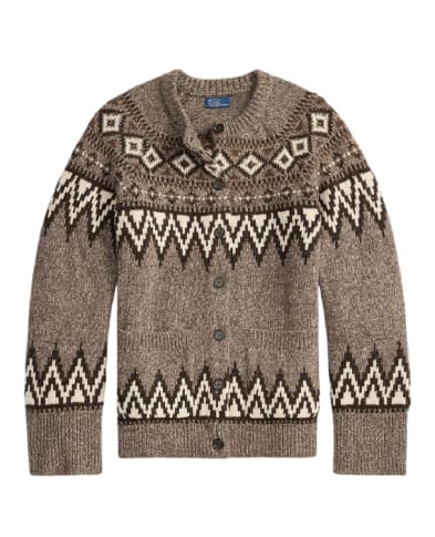 Polo Ralph Lauren Кардиган из шерстяной смеси в стиле Fair Isle - Артикул: 211978326001