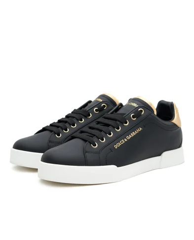 Dolce&Gabbana Кеди Portofino зі шкіри - Артикул: CK2329-AN298