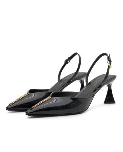 Stella McCartney Туфлі-слінгбеки Elsa лаковані - Артикул: 810604AP0AP0