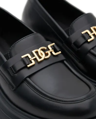 Dolce&Gabbana Дитячі шкіряні лофери - Артикул: D11351-A1065-M