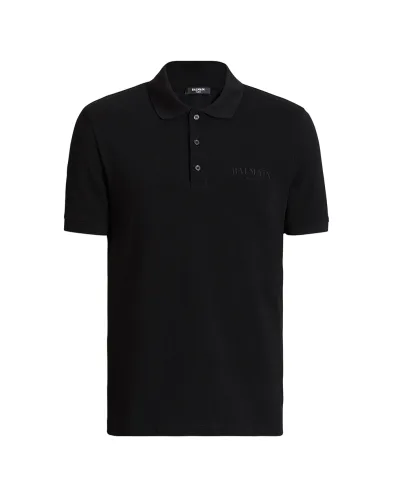 Balmain Поло с вышивкой логотипа - Артикул: HH1GB045KK24