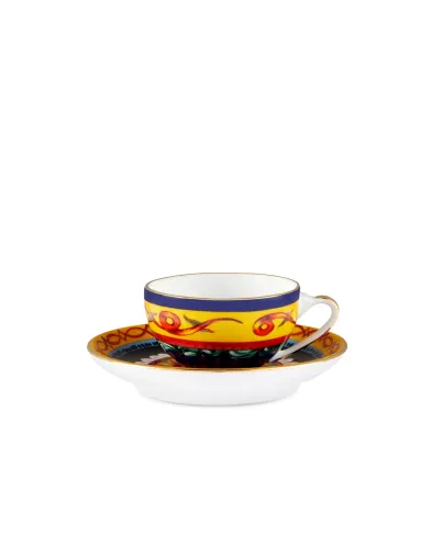 Dolce&Gabbana Кофейная чашка с блюдцем из фарфора - Артикул: TC0100-TCA17