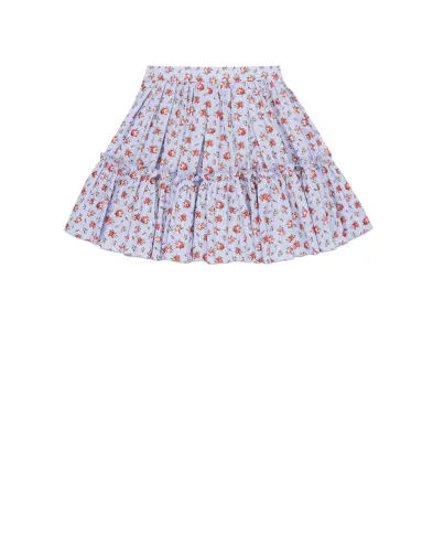 Dolce&Gabbana Детская юбка в цветочном принте - Артикул: L55I82-HS5UL-S
