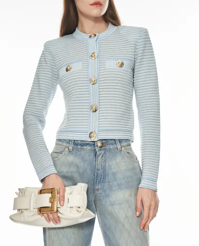 Balmain Мини-сумка Anthem из кожи - Артикул: FN1AE994LVGX