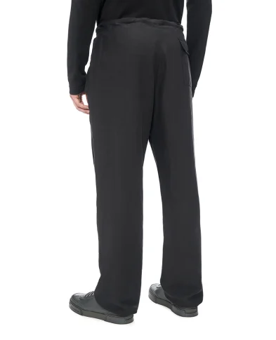 Ralph Lauren Purple Label Брюки из шелка и льна - Артикул: 798977052002