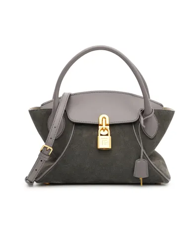 Balmain Сумка Pulse Day Small із телячої замші - Артикул: HN1DA067LTXC