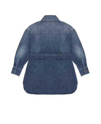 Dolce&Gabbana Детское платье из денима - Артикул: L53DL9-LDE01-S