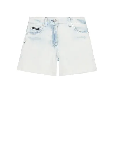 Dolce&Gabbana Детские джинсовые шорты - Артикул: L53Q50-LDD59-S