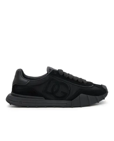 Dolce&Gabbana Кроссовки DG Athletic из ткани и телячьей замши - Артикул: CS2384-A0354
