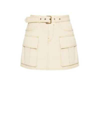 Balmain Джинсовая юбка-карго - Артикул: GF0LBB21DG22