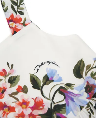 Dolce&Gabbana Детское платье в цветочном принте - Артикул: L53DI6-HS5UU-S