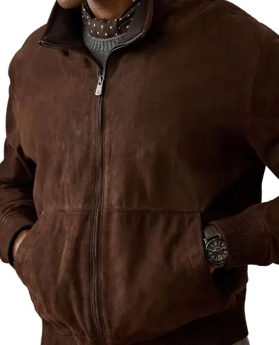 Ralph Lauren Purple Label Куртка из замши ягненка - Артикул: 790P07888001