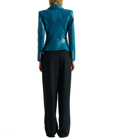 Balmain Жакет з овечої шкіри - Артикул: HF1SG187LE35