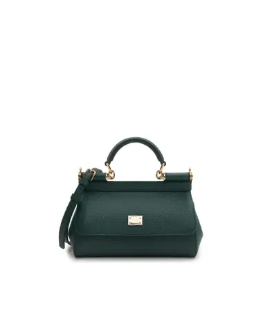 Dolce&Gabbana Кожаная сумка Sicily Small - Артикул: BB7116-B1001