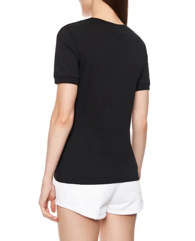 Dolce&Gabbana Футболка з логотипом із кристалів - Артикул: F8N08Z-G7B3U