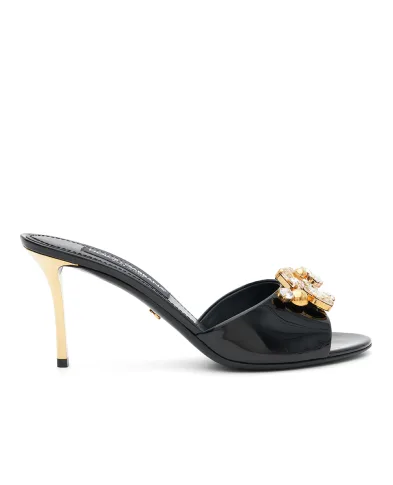 Dolce&Gabbana Мюлі Keira з лакованої шкіри - Артикул: CR1958-AZ188