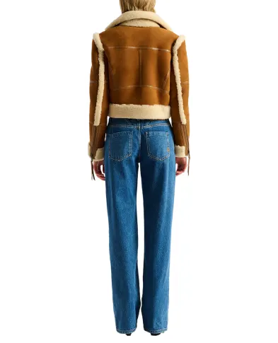 Balmain Куртка-косуха з овчини - Артикул: HF1TD245LE42
