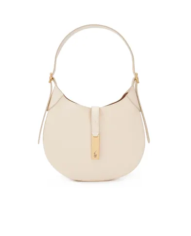 Polo Ralph Lauren Кожаная сумка Polo ID Shoulder Bag Small - Артикул: 428944016001