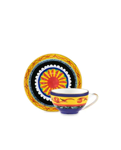 Dolce&Gabbana Кофейная чашка с блюдцем из фарфора - Артикул: TC0100-TCA17