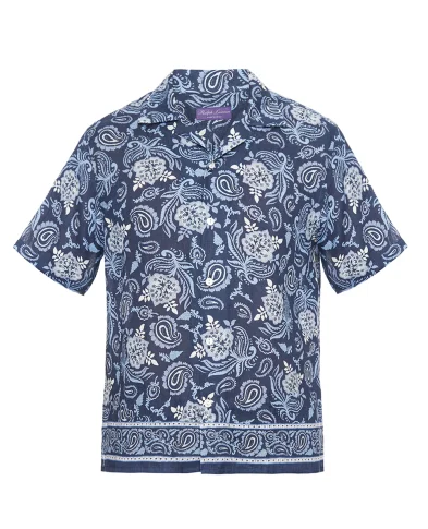 Ralph Lauren Purple Label Льняная рубашка - Артикул: 790964242001