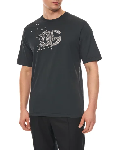 Dolce&Gabbana Футболка з принтом логотипа - Артикул: G8PN9T-G7P9Z
