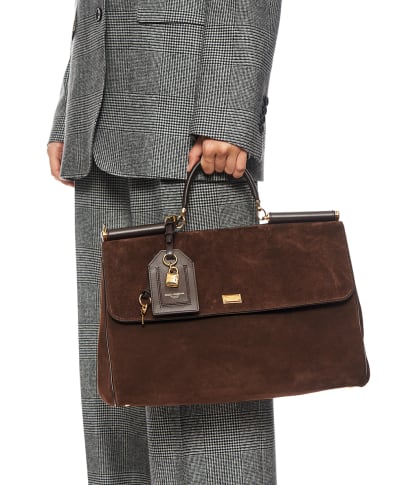 Dolce&Gabbana Сумка My Sicily из телячьей замши - Артикул: BB7814-BO903