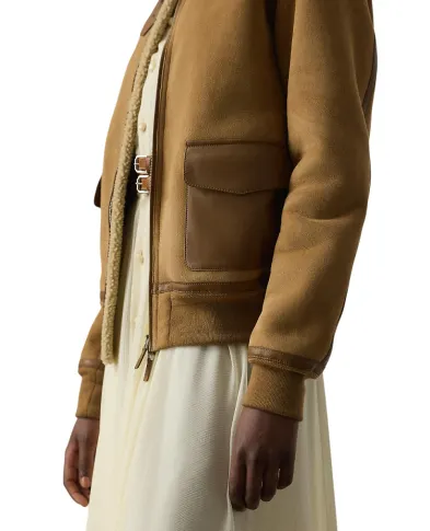 Ralph Lauren Collection Дублянка Morrison із замші та овчини - Артикул: 290P01983001