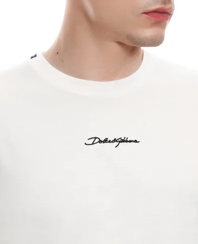 Dolce&Gabbana Футболка с логотипом - Артикул: G8RN8Z-G7NUB