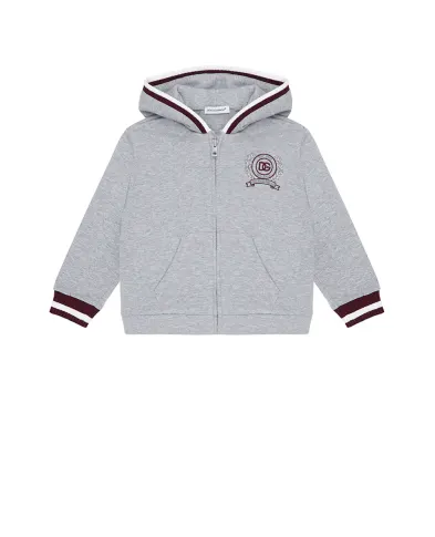 Dolce&Gabbana Детская спортивная толстовка с капюшоном (костюм) - Артикул: L1JWNK-G7PVB