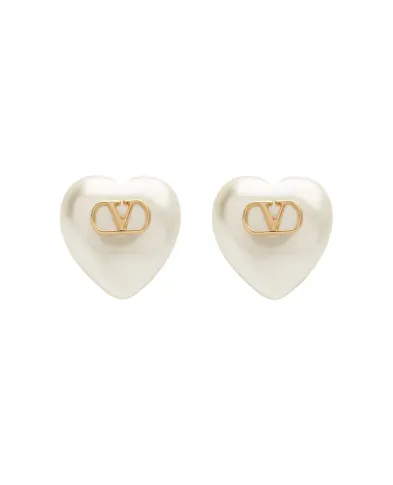 Valentino Серьги VLogo из жемчуга - Артикул: 9W2J0BM2UXM