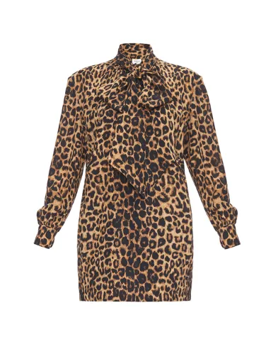 Saint Laurent Сукня з шовку - Артикул: 851136-Y6J43