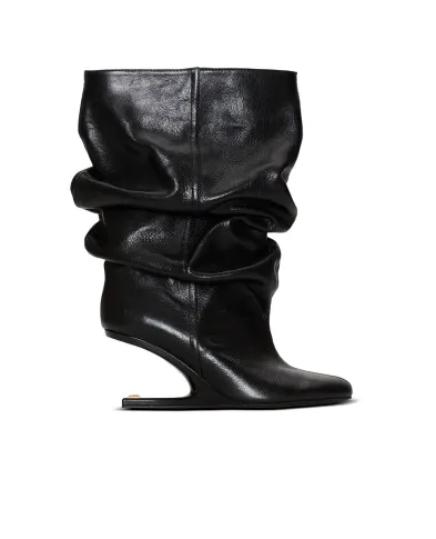 Balmain Ботильйони з телячої шкіри - Артикул: HN1TA263LSDX