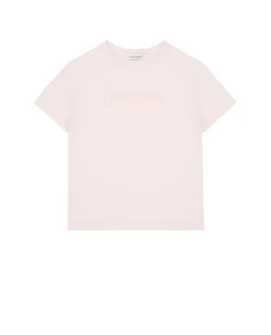 Dolce&Gabbana Детская футболка с вышивкой - Артикул: L5JTNK-G7PYF-S