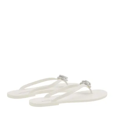 Mach&Mach Шлепанцы Double Heart - Артикул: SS26-S0888-05-GUM-WHT