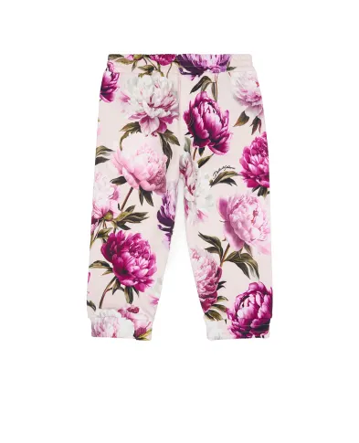 Dolce&Gabbana Детские брюки в цветочный принт (костюм) - Артикул: L2JPIO-G7QWQ