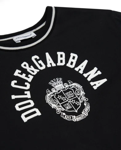 Dolce&Gabbana Детская футболка с принтом - Артикул: L4JTHV-G7PTO-S