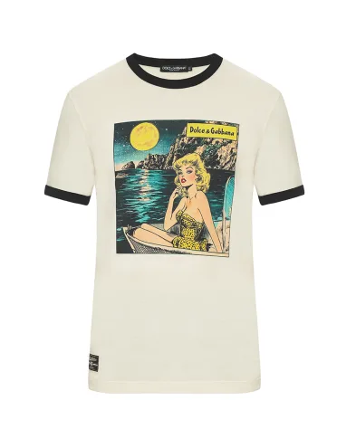 Dolce&Gabbana Футболка с принтом - Артикул: G8PV1T-G7PHF