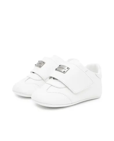 Dolce&Gabbana Дитячі кросівки з овечої шкіри - Артикул: DK0147-A1850