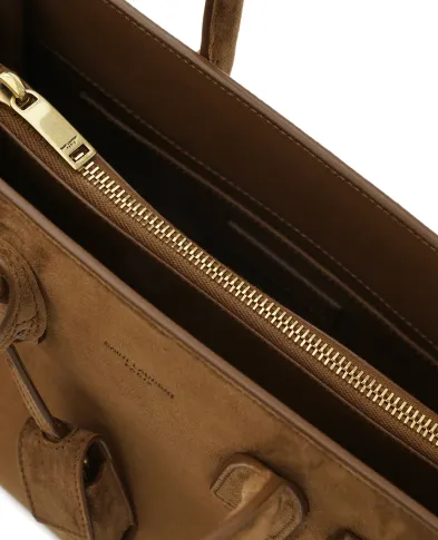 Saint Laurent Сумка Sac De Jour BABY з телячої замші - Артикул: 421859-1U80W