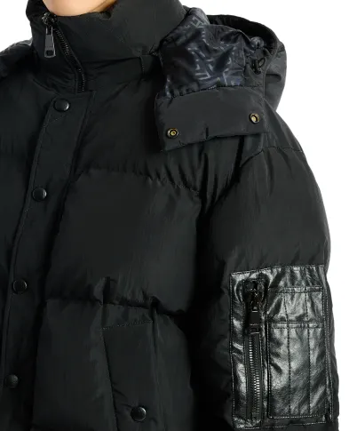 Balmain Пуховик с капюшоном - Артикул: HH1TP190XM28
