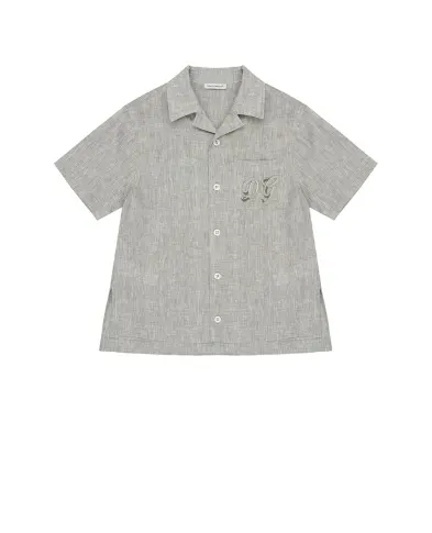 Dolce&Gabbana Дитяча сорочка з льону (костюм) - Артикул: L44S24-FU4LG-B