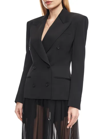 Dolce&Gabbana Двобортний жакет із вовни - Артикул: F29PTT-FU21E
