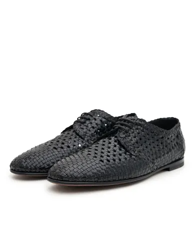 Dolce&Gabbana Дербі з глянсової шкіри - Артикул: A10863-A6M71