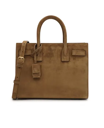 Saint Laurent Сумка Sac De Jour BABY з телячої замші - Артикул: 421859-1U80W