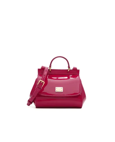 Dolce&Gabbana Дитяча сумка Sicily Mini з лакованої шкіри - Артикул: EB0003-A1067