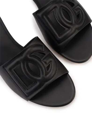 Dolce&Gabbana Мюлі з телячої шкіри - Артикул: CR1755-AY329